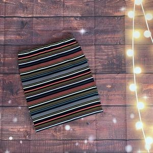 Loft Striped Skirt